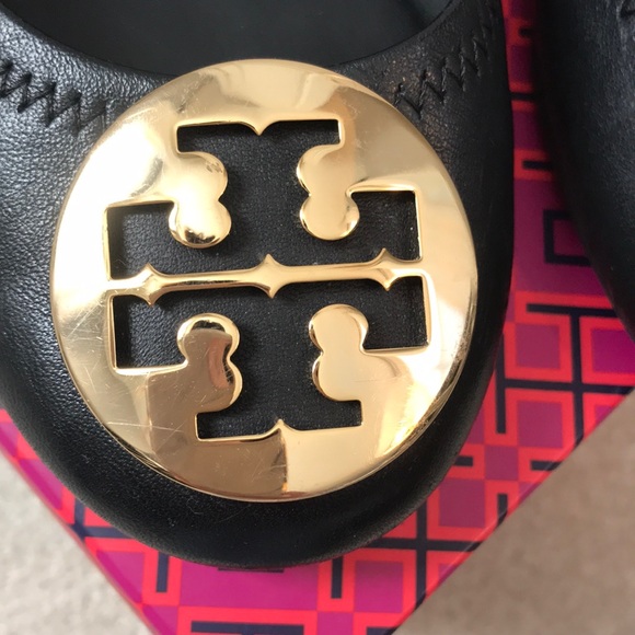 Tory Burch Minnie Travel Logo Flats - Picture 3 of 3